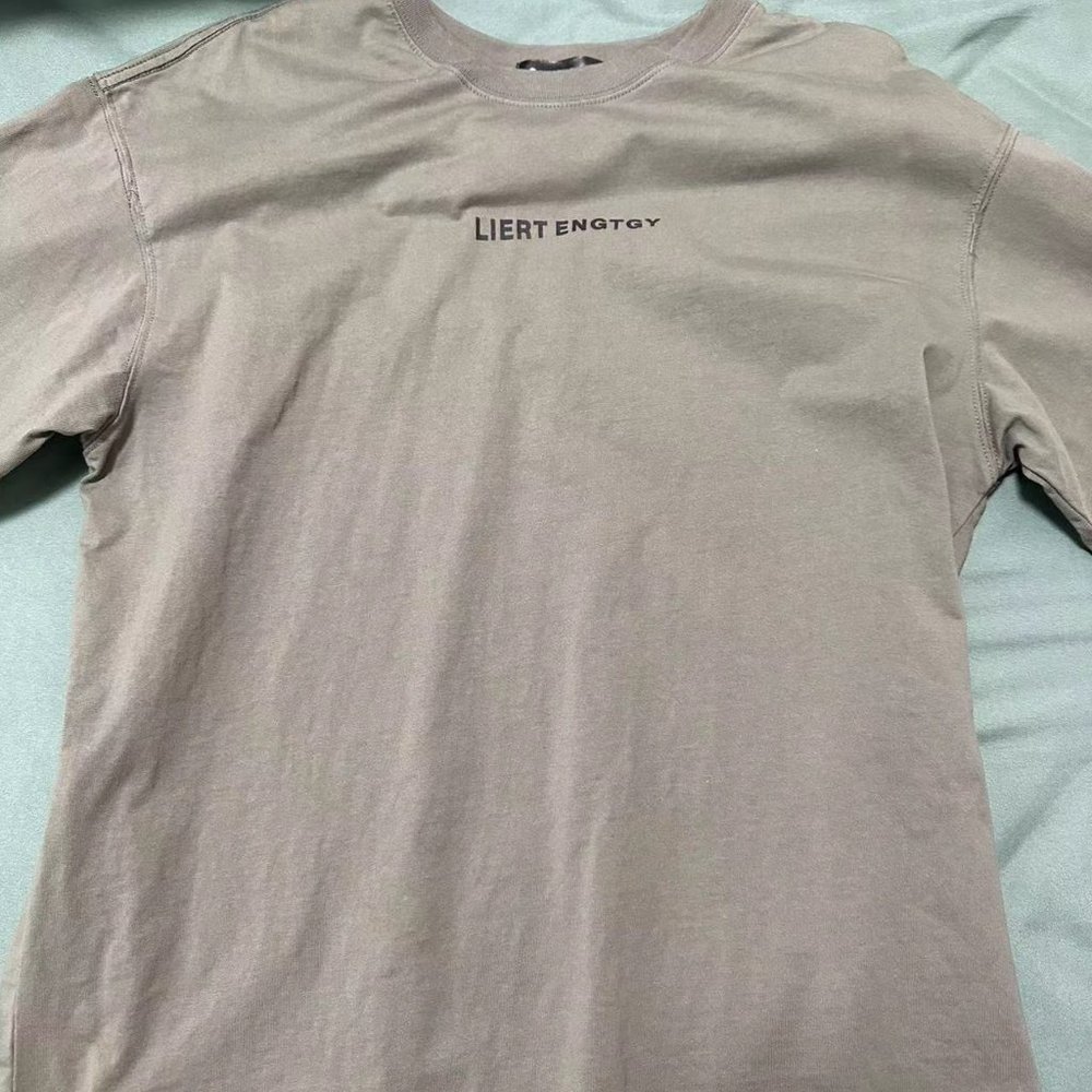 Boys printed letter T-shirt dark green - Picture 2 of 2